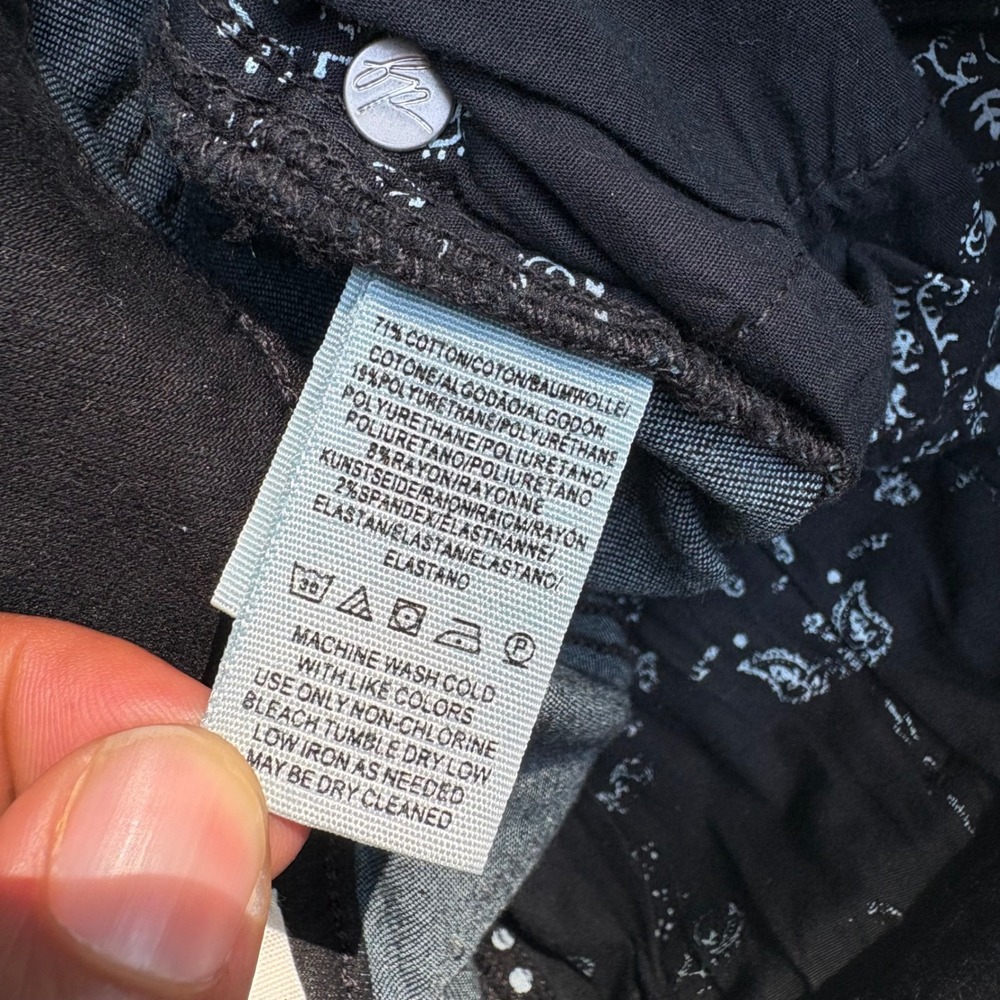 Free People We The Free Black Denim Mini Skirt Size 27 Long NWT OB889968 - Picture 7 of 7